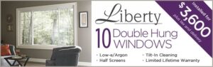 Liberty Double Hung Vinyl Replacement Windows