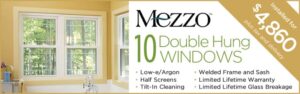 Mezzo Double Hung Vinyl Replacement Windows