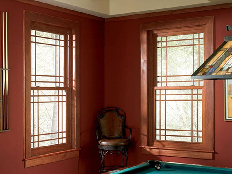Double-Hung Window A popular traditional window