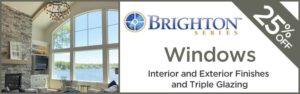 Brighton Series Brand - SAVE BIG 25% Off - Windows Interior and Exterior Finishes and Triple Glazing by BlackBerry