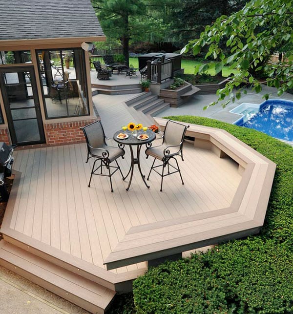 Premium capped polymer decking, made without wood, that provides unparalleled performance while boasting unrivaled design